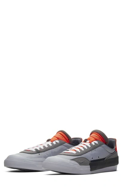 Shop Nike Drop-type Lx Sneaker In Wolf Grey/ Orange/ Dark Grey