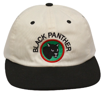 Pre-owned Supreme  Black Panther 6 Panel Hat Black