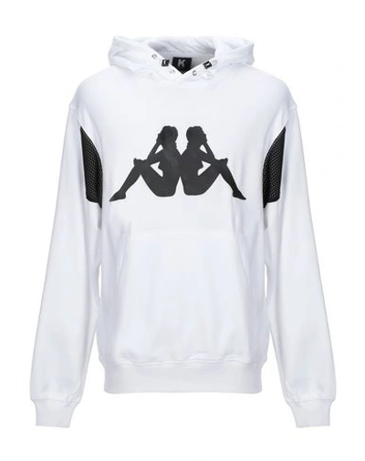 Shop Kappa Kontroll Man Sweatshirt White Size S Cotton