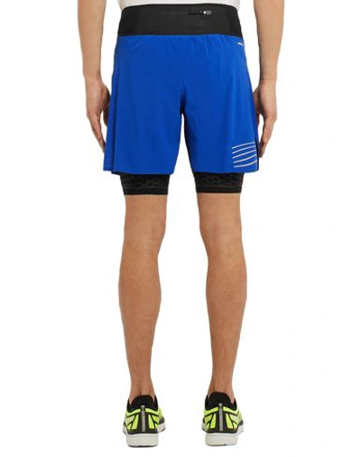 Shop Salomon Shorts & Bermuda In Bright Blue