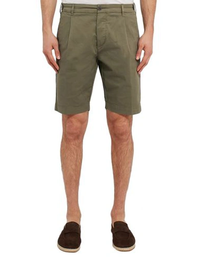 Shop Tod's Shorts & Bermuda In Military Green