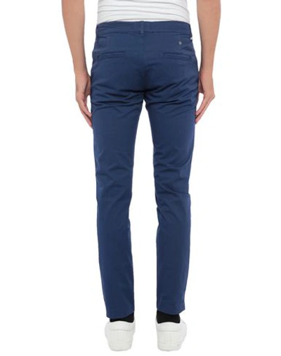 Shop Grey Daniele Alessandrini Man Pants Blue Size 30 Cotton, Elastane