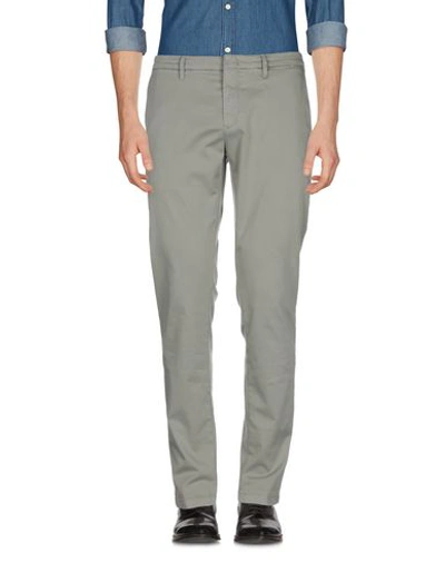 Shop Siviglia Man Pants Grey Size 30 Cotton, Polyester, Elastane