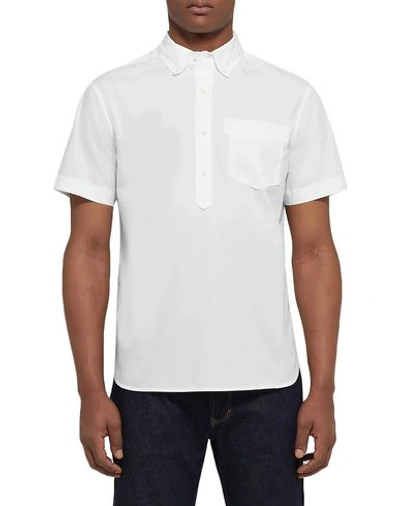 Shop Alex Mill Solid Color Shirt In White