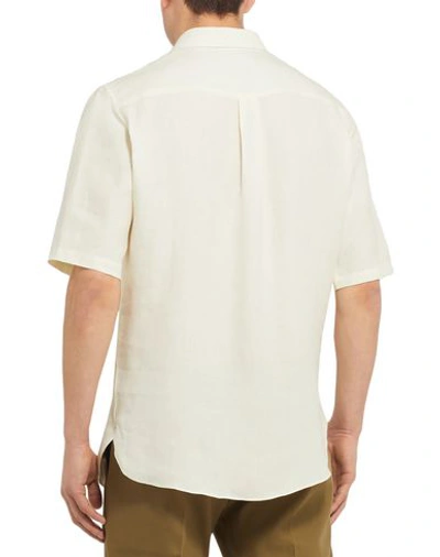 Shop De Bonne Facture Shirts In Ivory