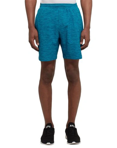 Shop Lululemon Swim Shorts In Turquoise