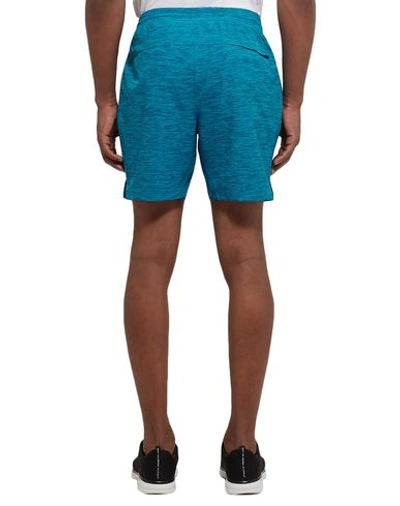 Shop Lululemon Swim Shorts In Turquoise