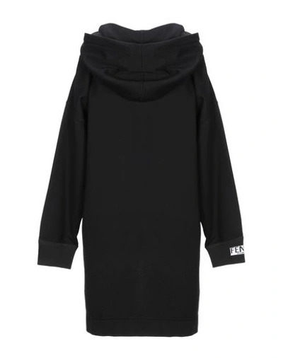 Shop Fendi Hooded Sweatshirt In Black