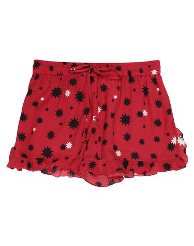 Shop Red Valentino Woman Shorts & Bermuda Shorts Red Size 2 Silk