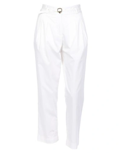 Shop Woolrich Pants In White