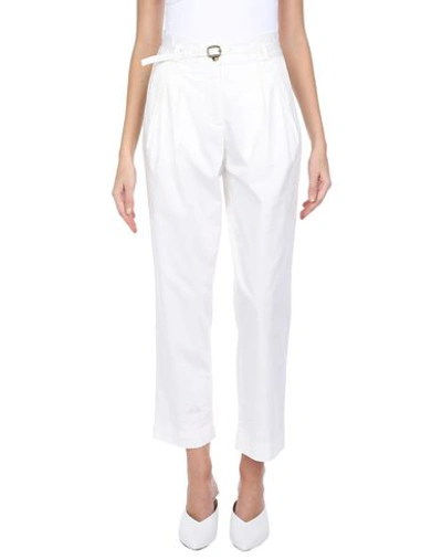 Shop Woolrich Pants In White