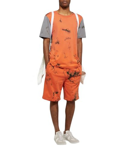 Shop Helmut Lang Shorts & Bermuda In Orange
