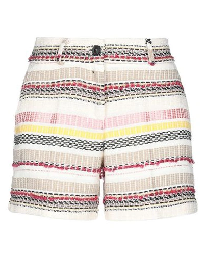 Shop T-jacket By Tonello Shorts In Ivory