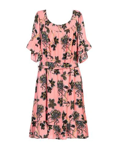 Shop Glamorous Short Dress In Salmon Pink