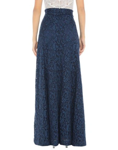 Blumarine Maxi Skirts In Blue