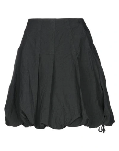 Shop Album Di Famiglia Knee Length Skirt In Lead