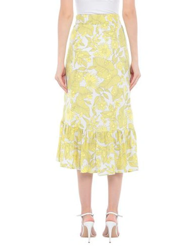Shop Baum Und Pferdgarten 3/4 Length Skirts In Yellow