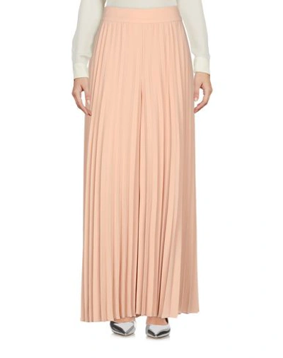 Shop Marella Maxi Skirts In Pale Pink