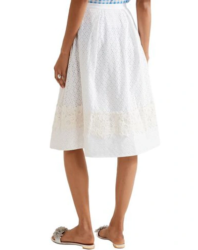 Shop Draper James Midi Skirts In White