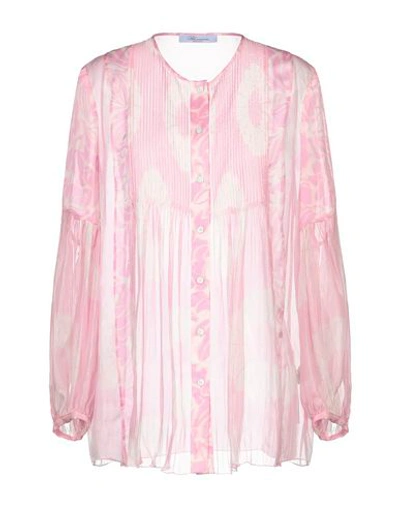 Shop Blumarine Shirts In Pink