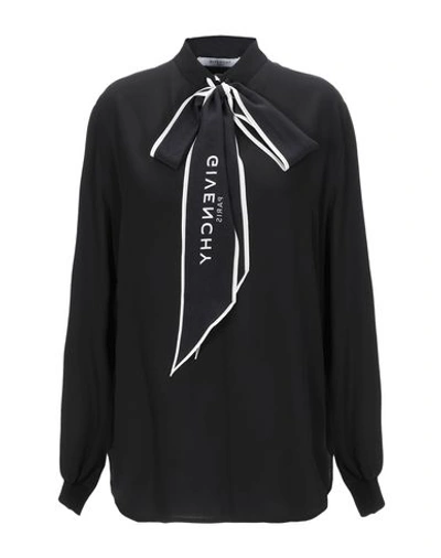 Shop Givenchy Blouses In Black