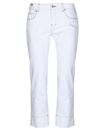Shop Atelier Notify Denim Pants In White