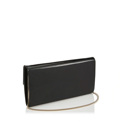 Shop Jimmy Choo Erica Black Patent Clutch Bag