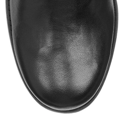 Jimmy Choo Youth Buckled Crinkled-leather Ankle Boots In Black