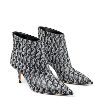 Shop Jimmy Choo Marinda 65 In Silver/black