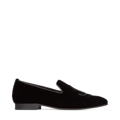 Shop Jimmy Choo Sache Flat In Black