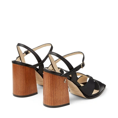 Shop Jimmy Choo Joya 85 In Black