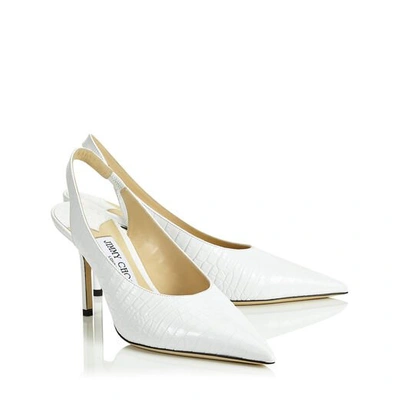 Shop Jimmy Choo Ivy 85 In Neutral