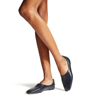 Shop Jimmy Choo Joselyn Flat In Blue