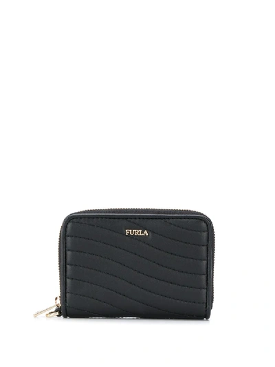 Shop Furla Mini Swing Purse In Black