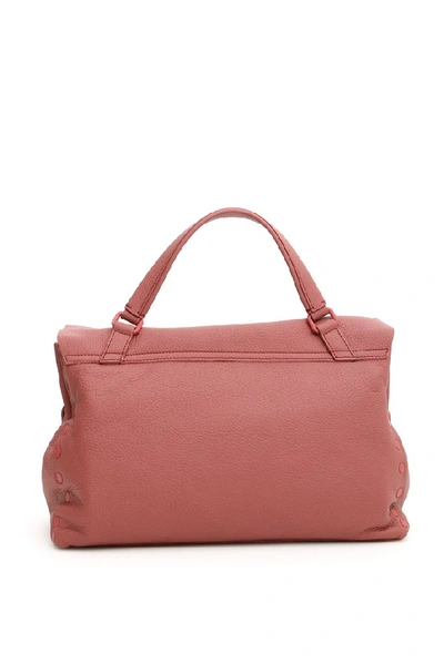 Shop Zanellato Postina M Top Handle Bag In Pink