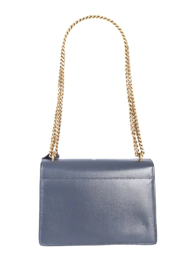 Shop Saint Laurent Sunset Shoulder Bag In Blue