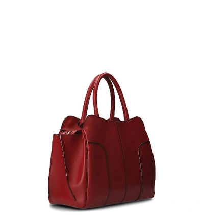 Shop Tod's Sella Tote Bag In Red