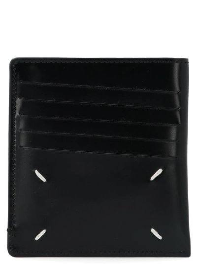 Shop Maison Margiela Logo Cardholder In Black