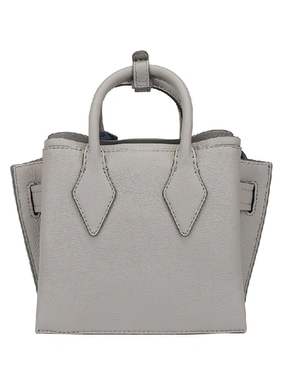 Shop Mcm Neo Milla Mini Tote Bag In Grey