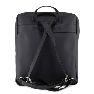 Shop Mm6 Maison Margiela Printed Backpack In Black