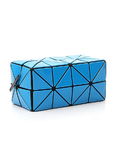 Shop Bao Bao Issey Miyake Lucent Gloss Pouch Bag In Blue