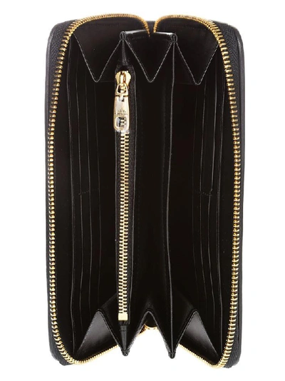 Shop Dolce & Gabbana Devotion Zipped Wallet In Black