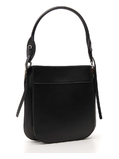 Shop Prada Margit Shoulder Bag In Black