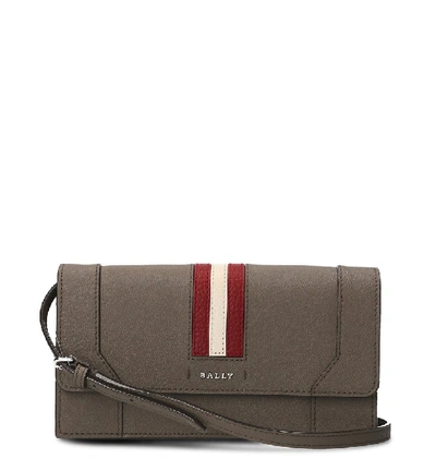 Shop Bally Stafford Wallet In Grey