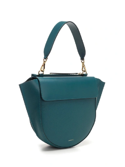 Shop Wandler Hortensia Medium Shoulder Bag In Blue