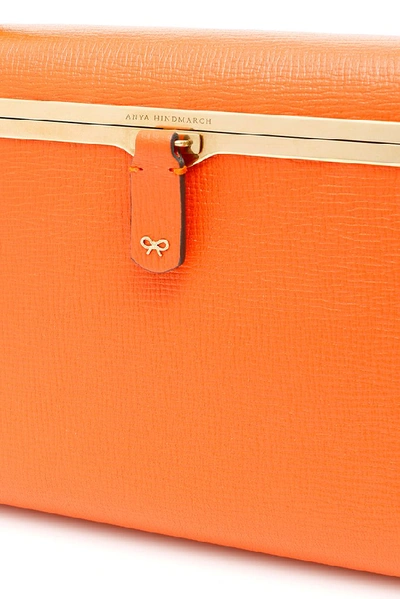Shop Anya Hindmarch Postbox Shoulder Bag In Orange