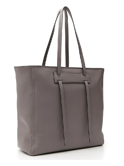 Shop Miu Miu Grace Luxe Tote Bag In Grey