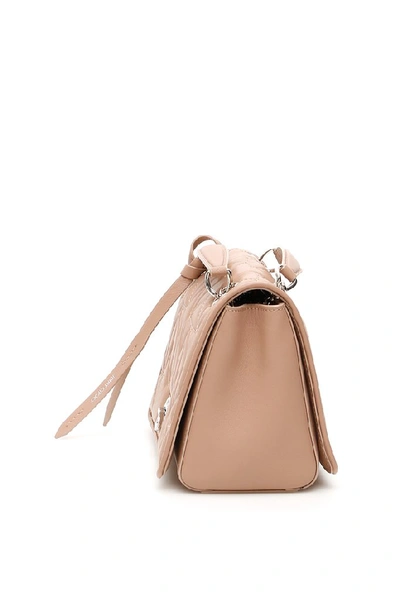 Shop Jimmy Choo Helia Quilted Star Shoulder Bag In Pink