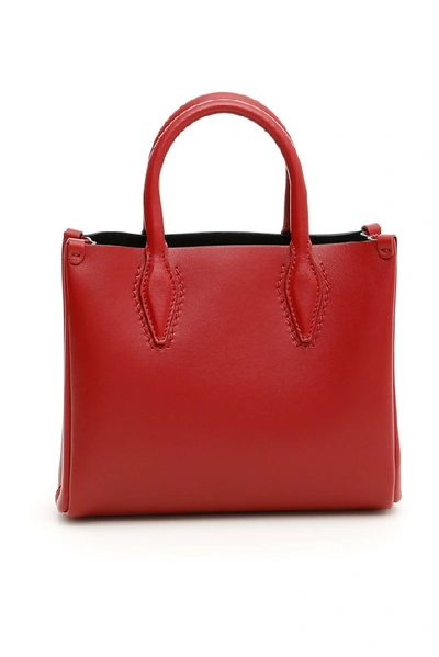 Shop Lanvin Nano Shopper Bag In Red