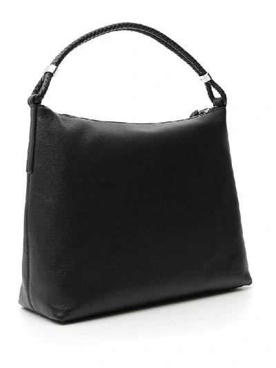 Shop Michael Michael Kors Lexington Large Shoulder Bag In Black